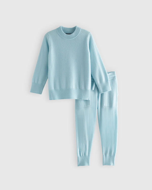 Washable Cashmere Crewneck & Jogger Bundle