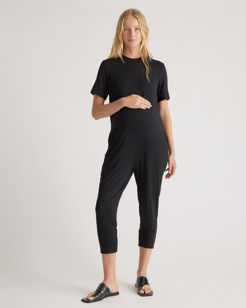 Bamboo Jersey Maternity Everyday Jumpsuit