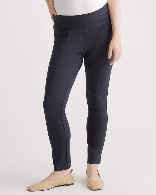 Ultra-Stretch Ponte Maternity Ankle Pants