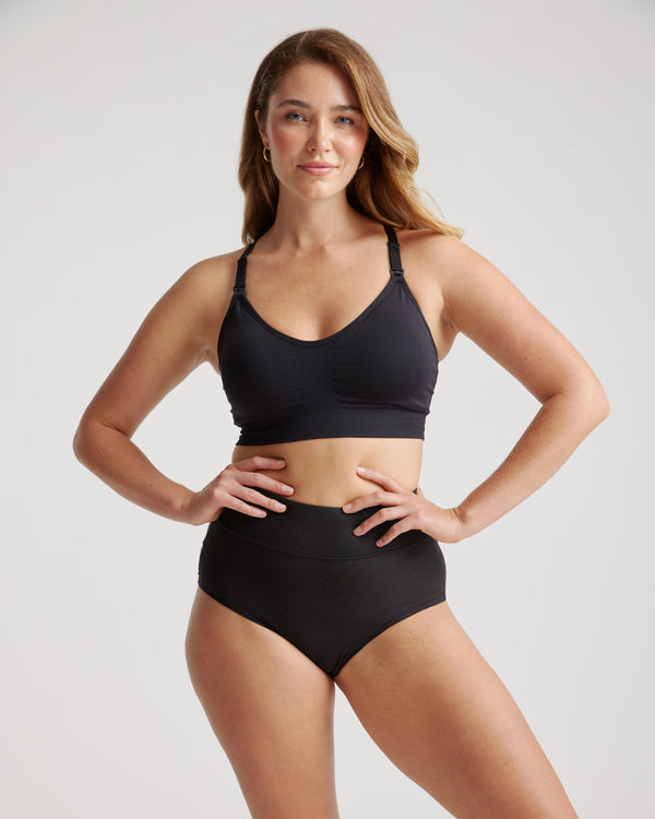 Seamless Low Impact Maternity & Nursing Sports Bra