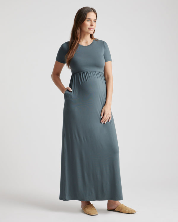 Tencel Jersey Maternity Maxi Dress