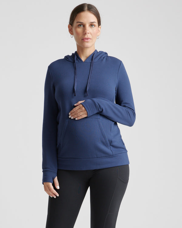 SuperSoft Fleece Maternity & Nursing Hoodie