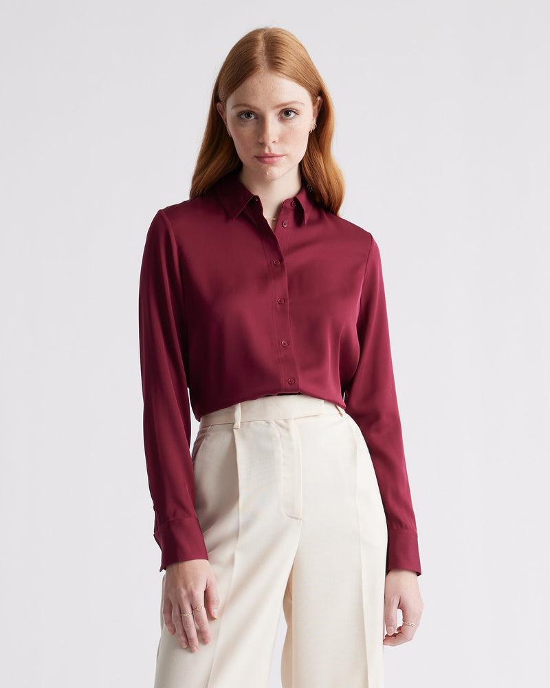 Washable Stretch Silk Blouse