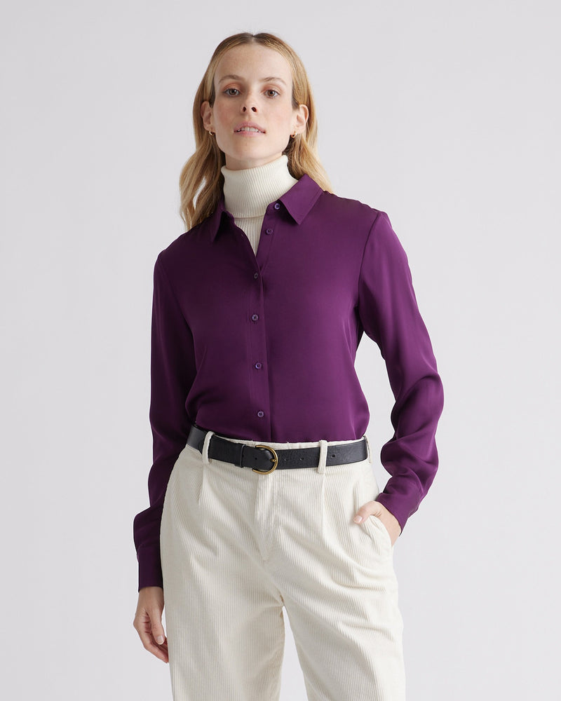 Washable Stretch Silk Blouse