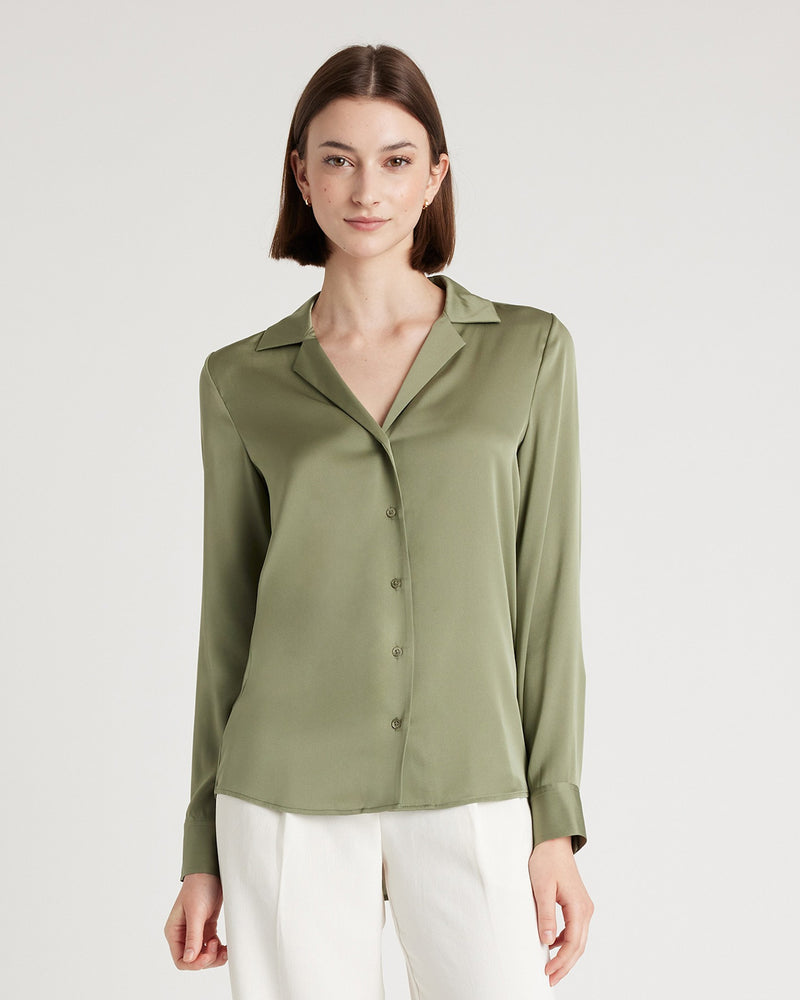 Washable Stretch Silk Blouse