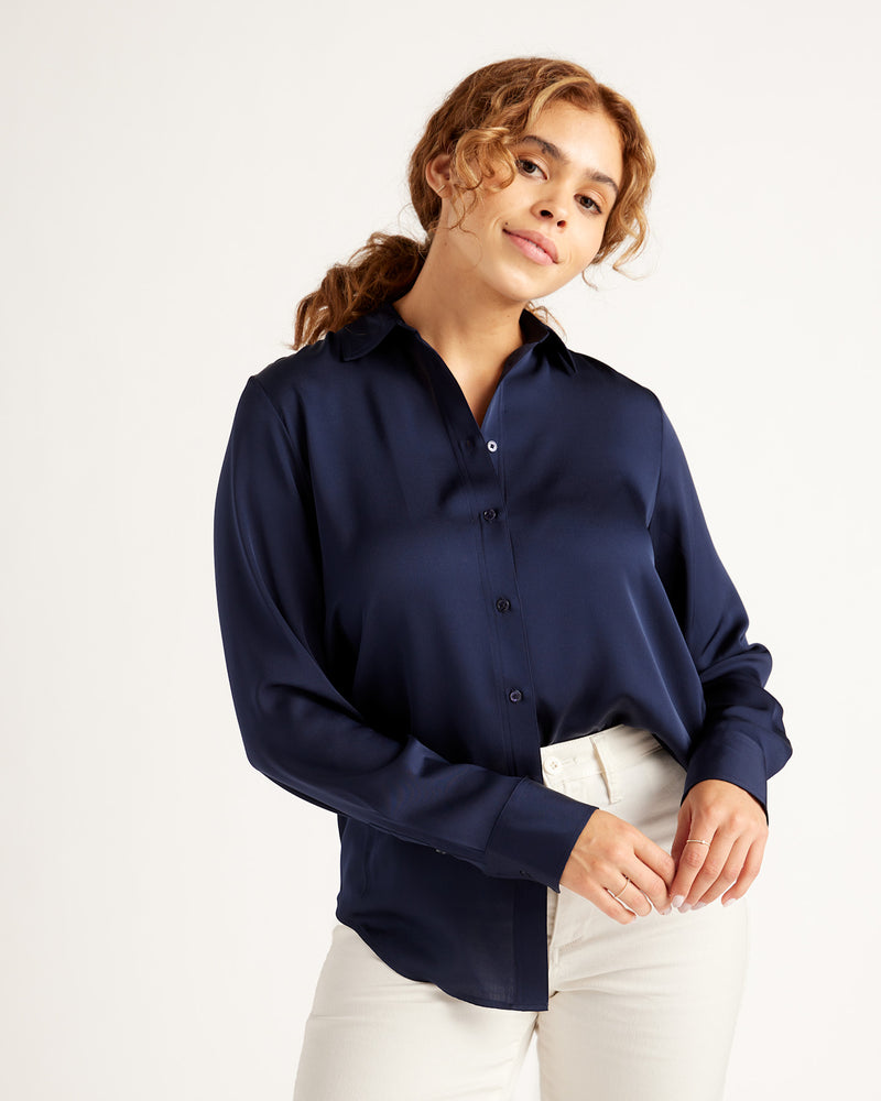 Washable Stretch Silk Blouse