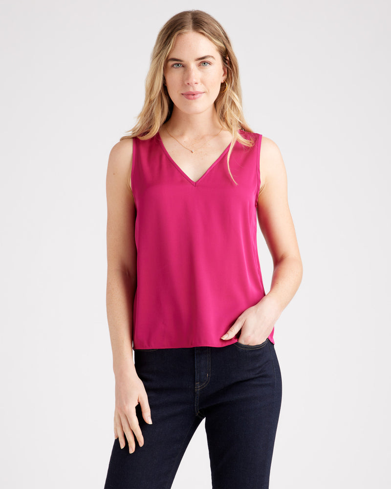 Washable Stretch Silk Tank