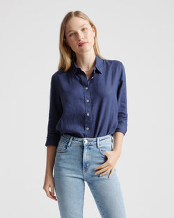 Automation 100% European Linen Long Sleeve Shirt