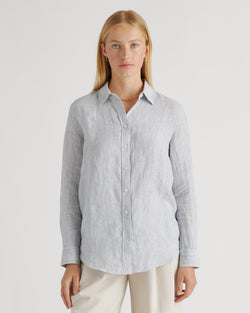 Automation 100% European Linen Long Sleeve Shirt