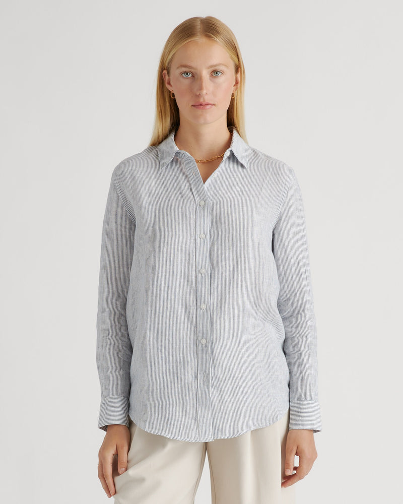 Automation 100% European Linen Long Sleeve Shirt