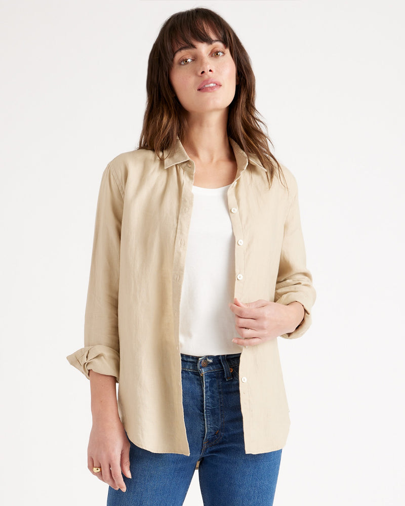 Automation 100% European Linen Long Sleeve Shirt