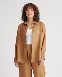 Automation 100% European Linen Long Sleeve Shirt