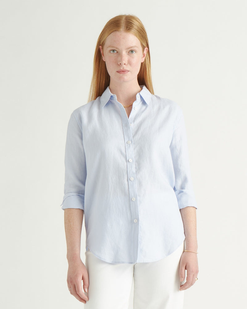 Automation 100% European Linen Long Sleeve Shirt