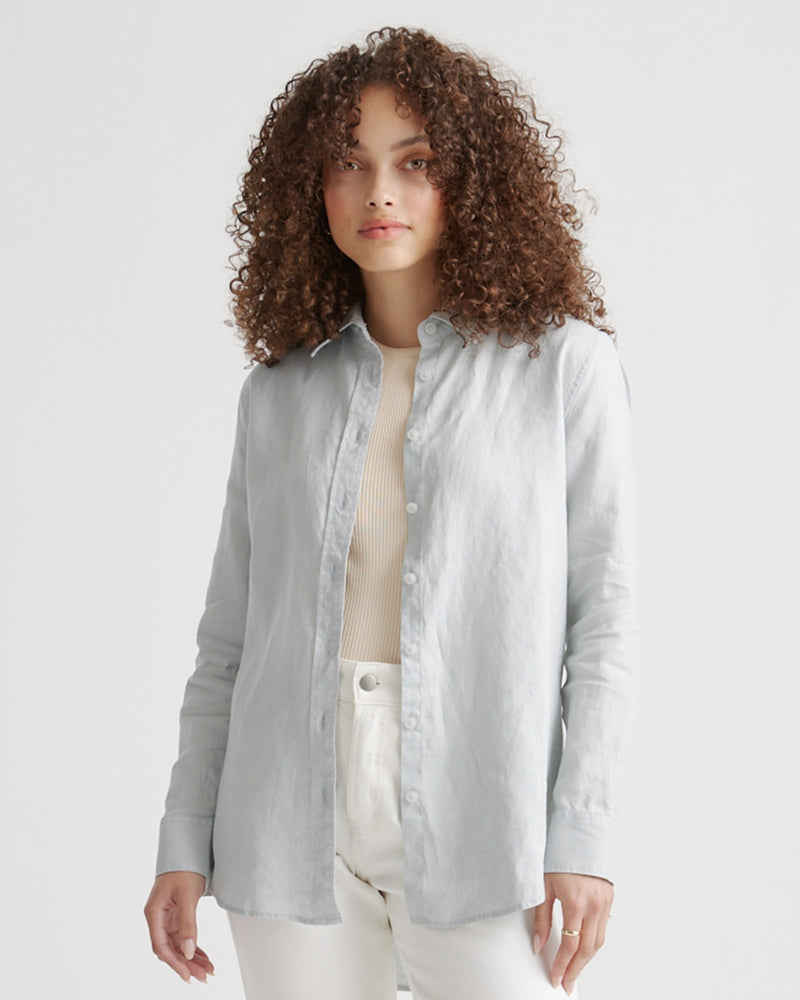 Automation 100% European Linen Long Sleeve Shirt