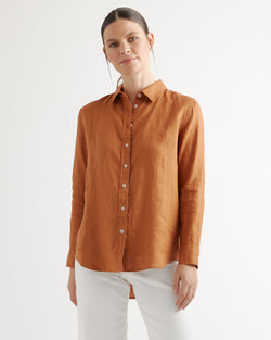Automation 100% European Linen Long Sleeve Shirt