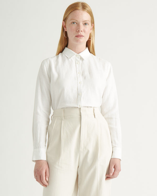 Automation 100% European Linen Long Sleeve Shirt
