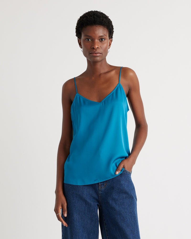 Washable Stretch Silk V-Neck Cami