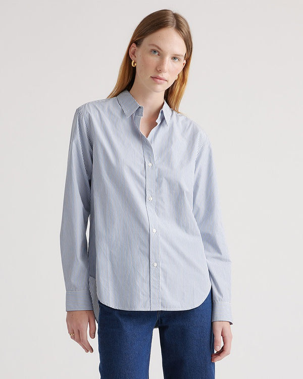 100% Organic Cotton Poplin Long Sleeve Shirt