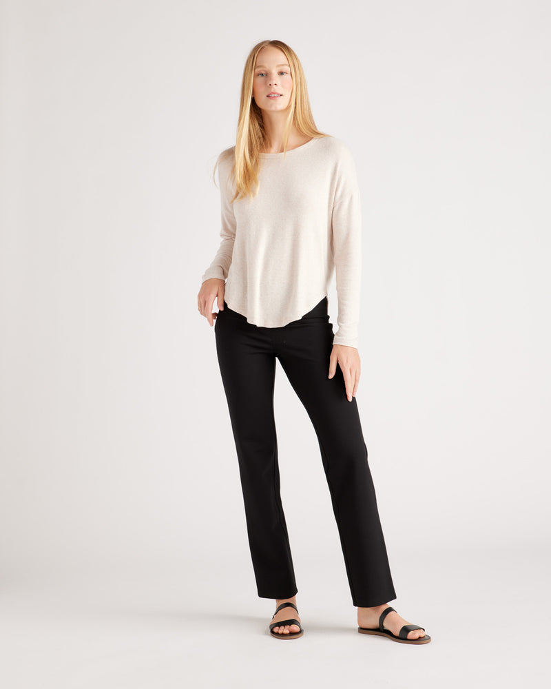 Ultra-Stretch Ponte Straight Leg Pant