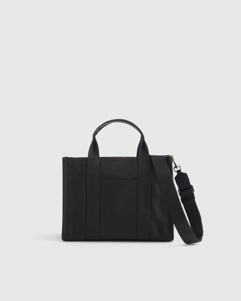 100% Organic Canvas Small Crossbody Tote