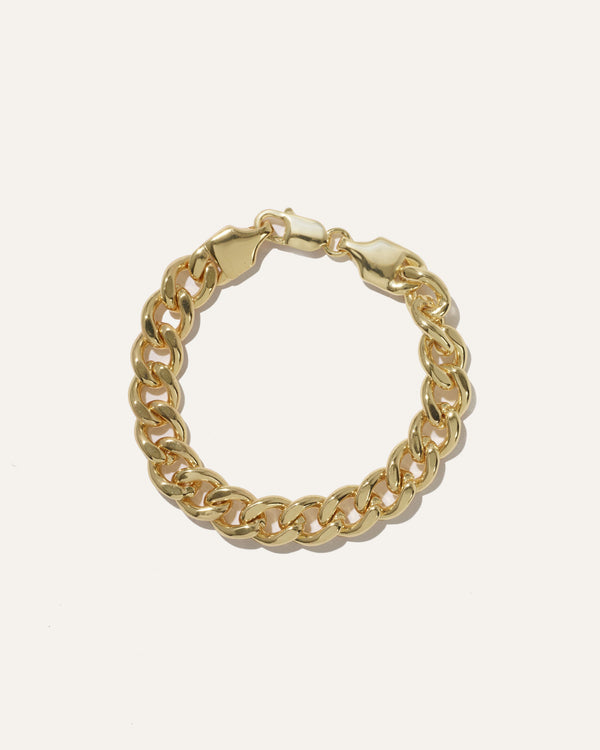 Bold Cuban Curb Chain Bracelet