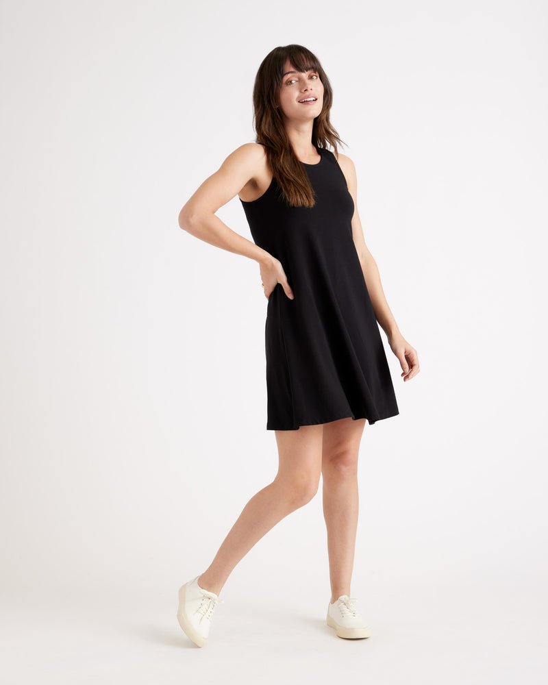 Tencel Jersey Mini Swing Dress