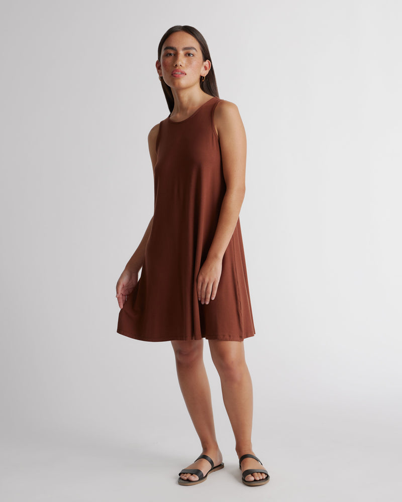 Tencel Jersey Mini Swing Dress