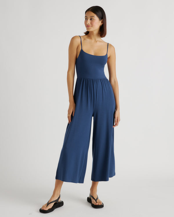 Tencel Jersey Wide Leg Jumpsuit