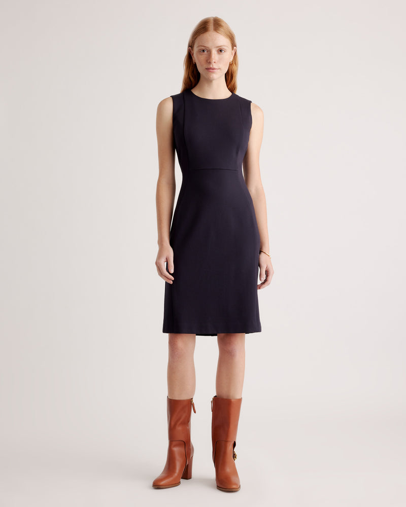 Ultra-Stretch Ponte Sleeveless Dress