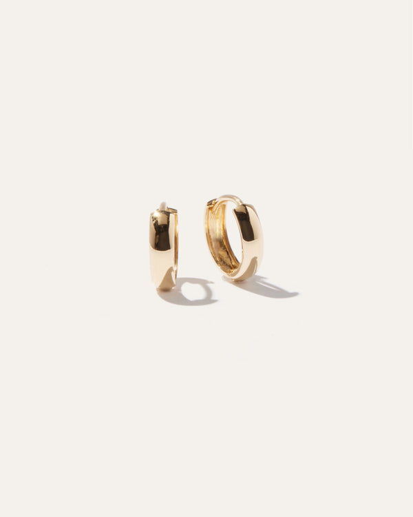Bold 14k Gold Hoops