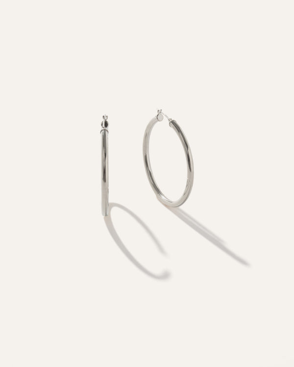 14K Gold XLarge Tube Hoops