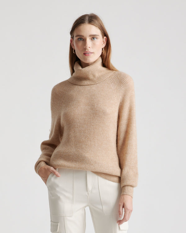 Baby Alpaca-Wool Turtleneck