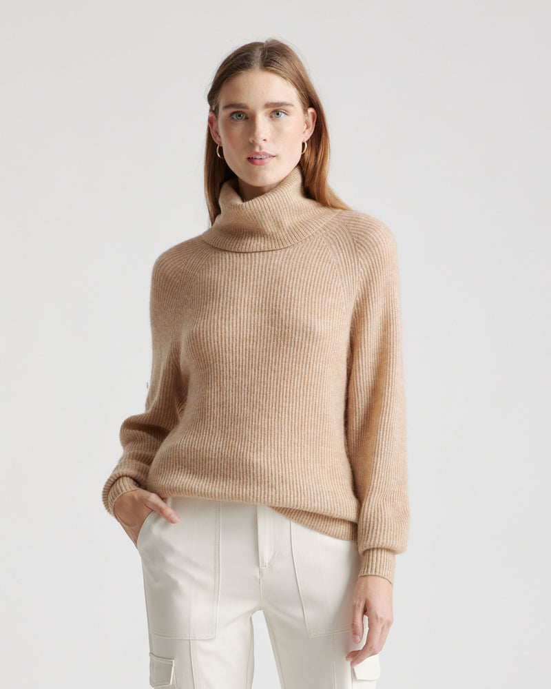Baby Alpaca-Wool Turtleneck