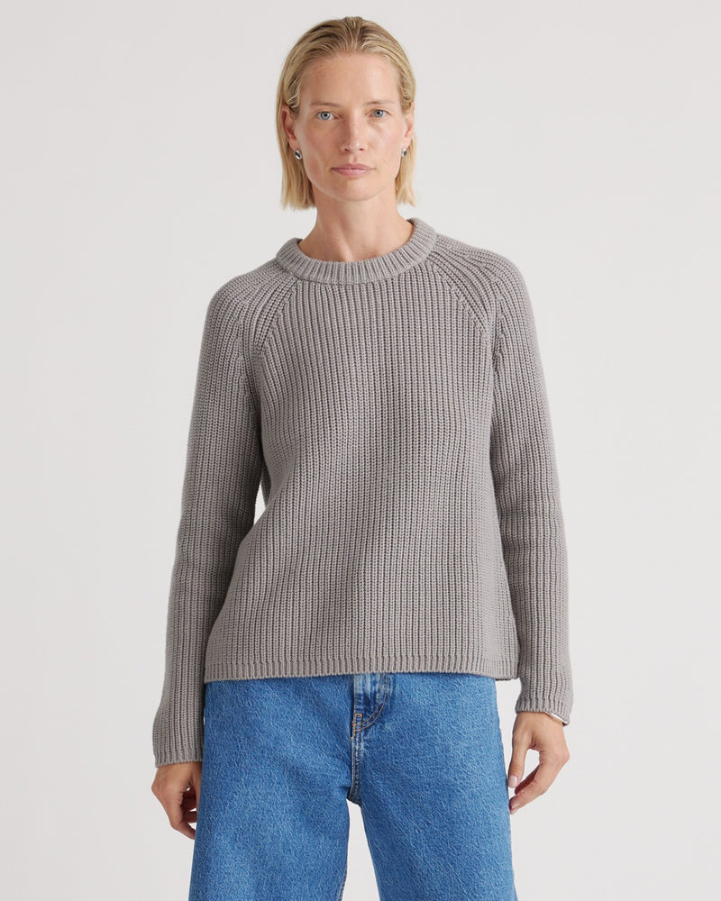 100% Organic Cotton Fisherman Crew Sweater