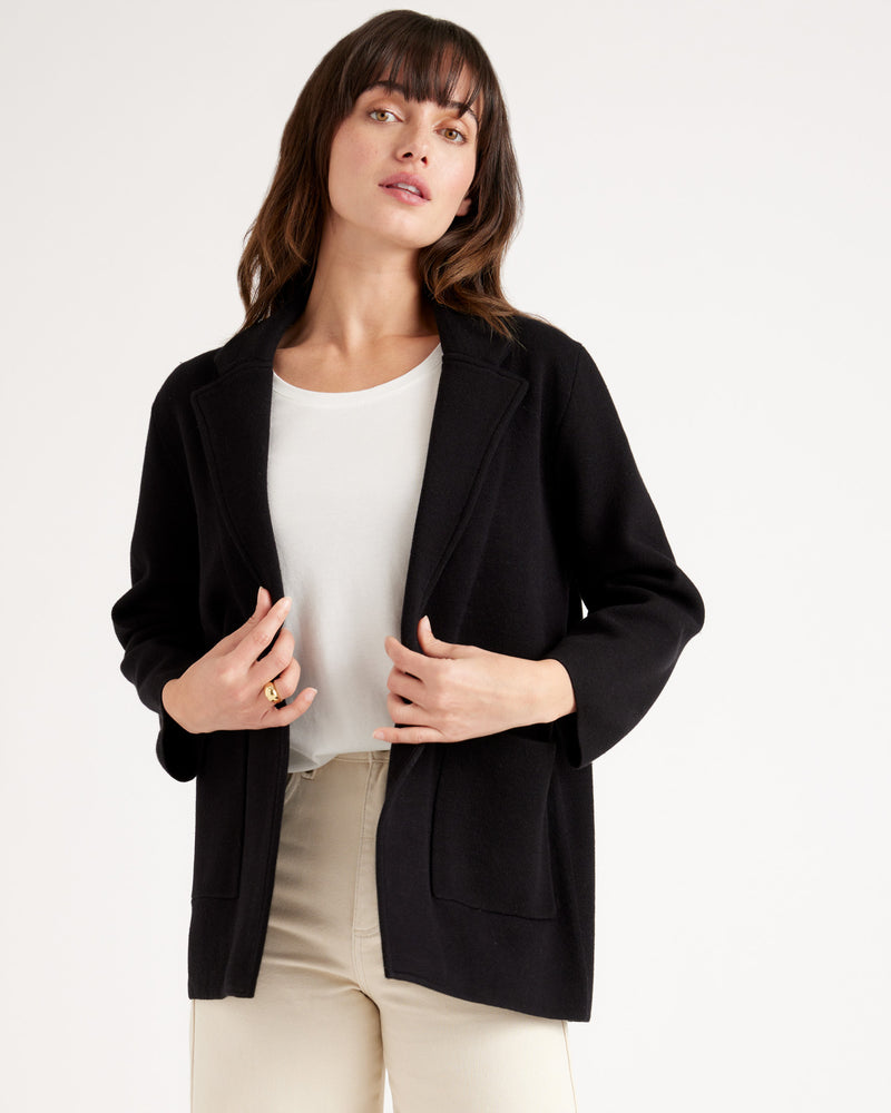 100% Organic Cotton Knit Blazer