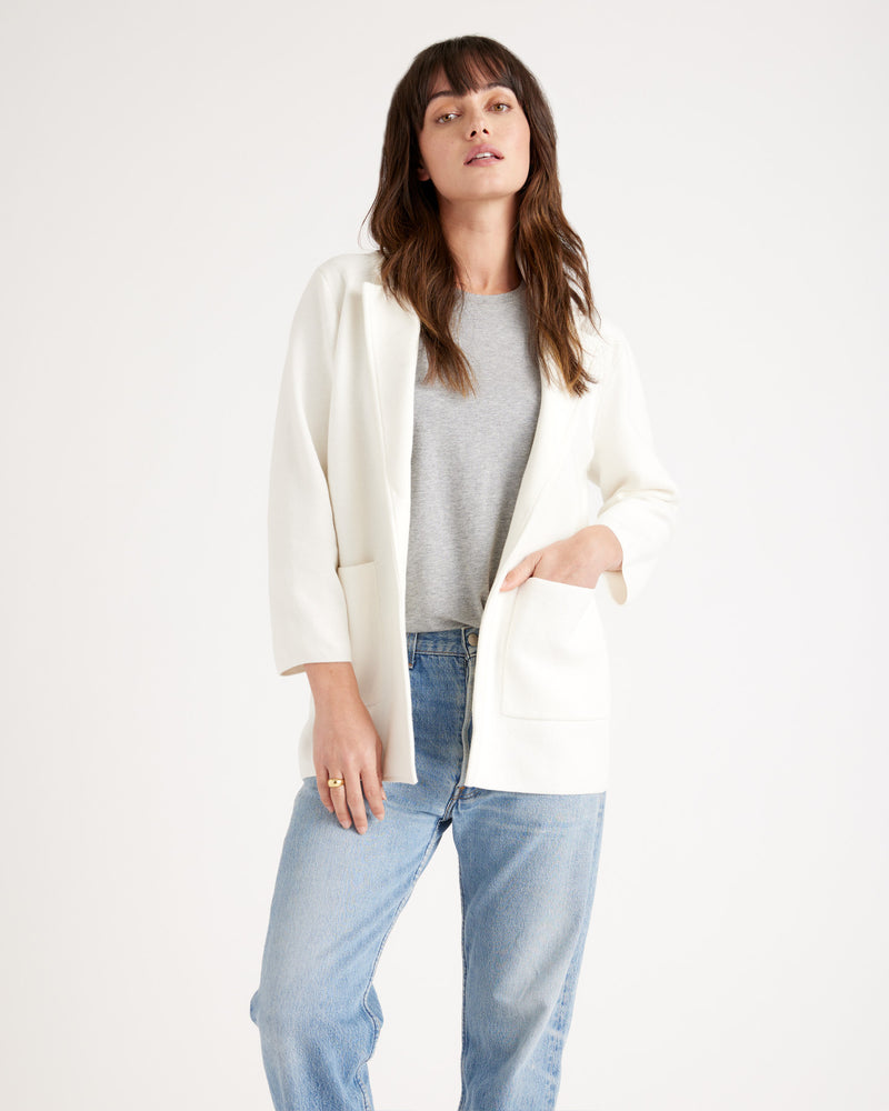 100% Organic Cotton Knit Blazer