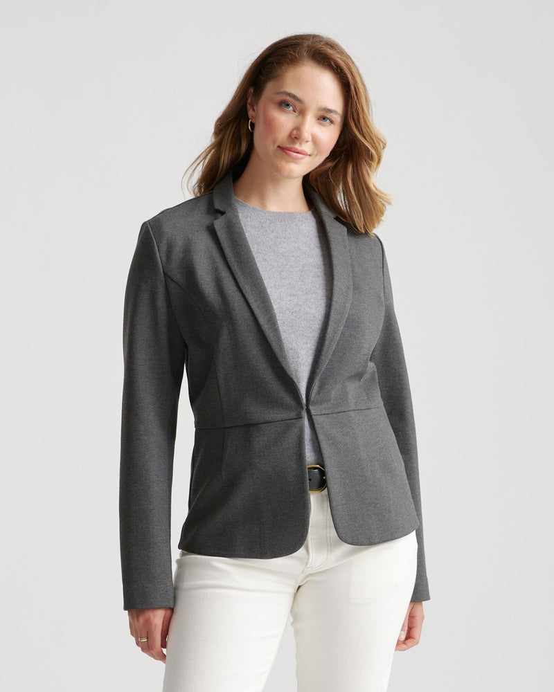 Ultra-Stretch Ponte Blazer