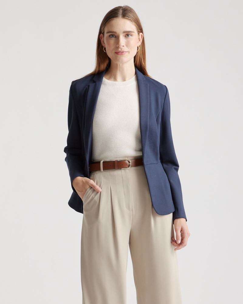 Ultra-Stretch Ponte Blazer