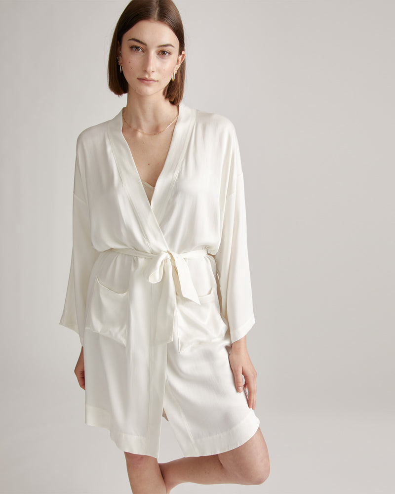 100% Washable Silk Robe