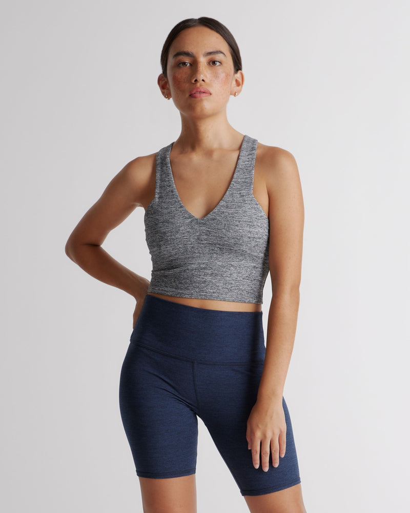 Ultra-Soft V-Neck Cropped Tank