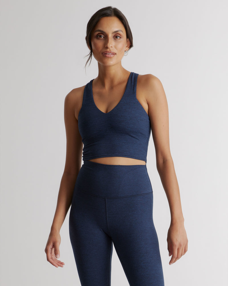 Ultra-Soft V-Neck Cropped Tank