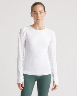 Seamless Ruched Long Sleeve Top