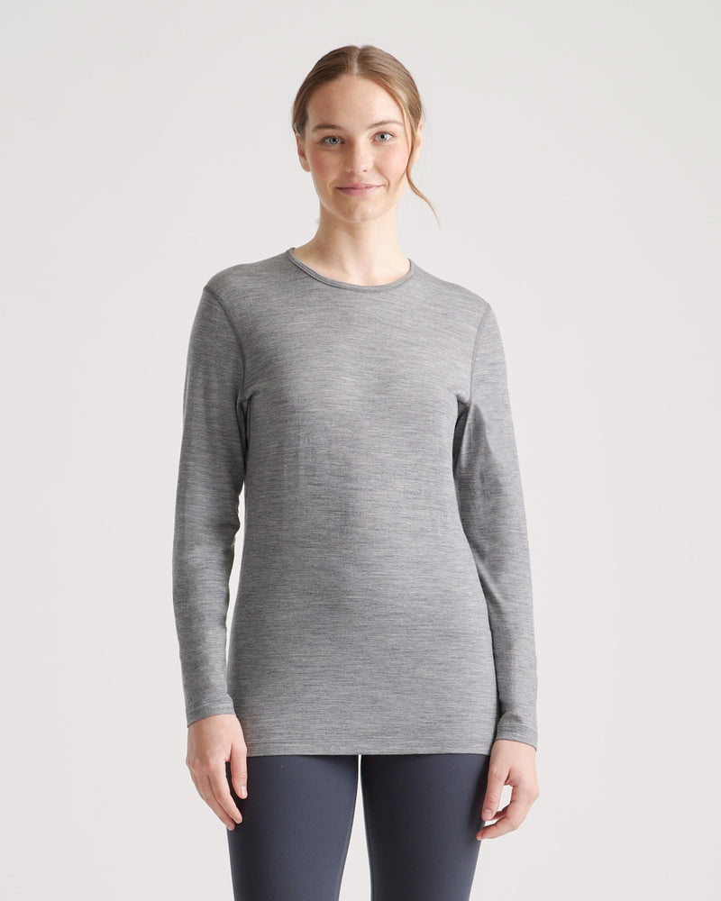 100% Merino Wool Long Sleeve Base Layer