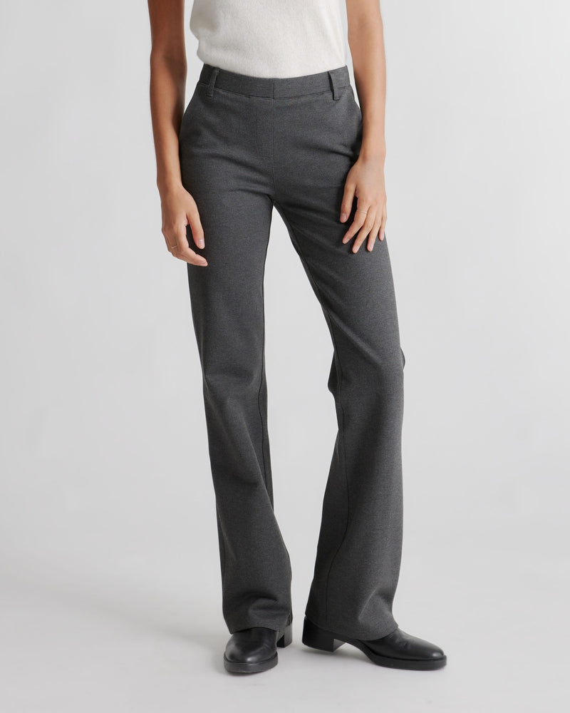 Ultra-Stretch Ponte Bootcut Pocket Pant - Regular