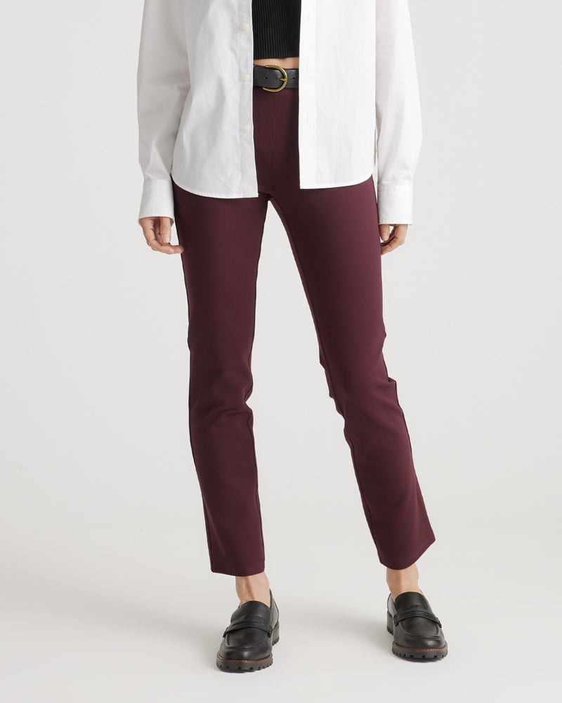 Ultra-Stretch Ponte Straight Leg Pant