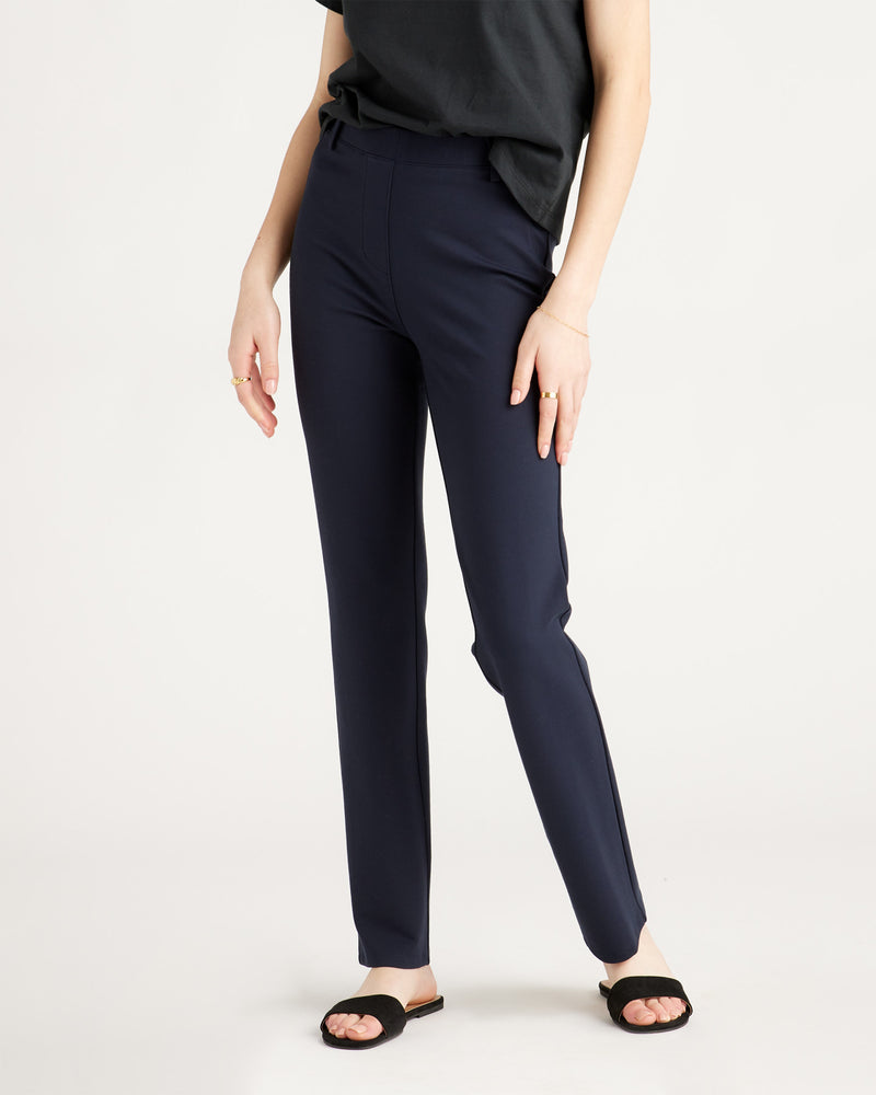 Ultra-Stretch Ponte Straight Leg Pant