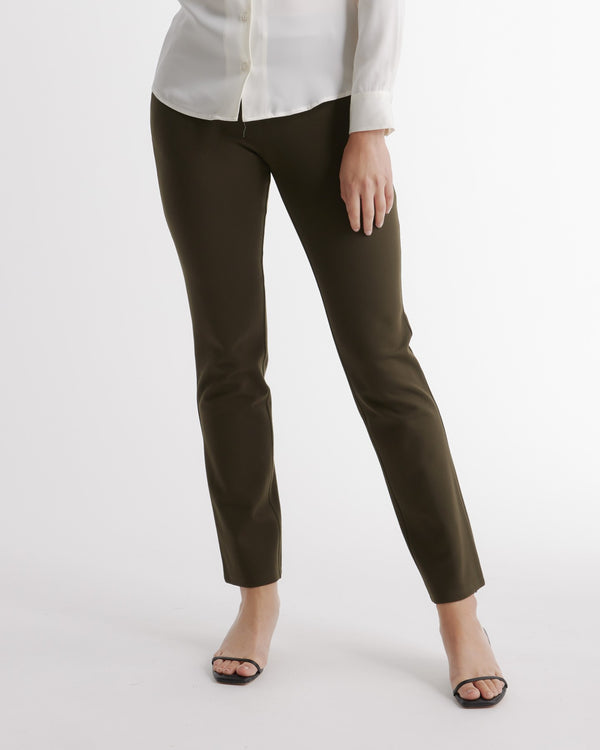 Ultra-Stretch Ponte Straight Leg Pant