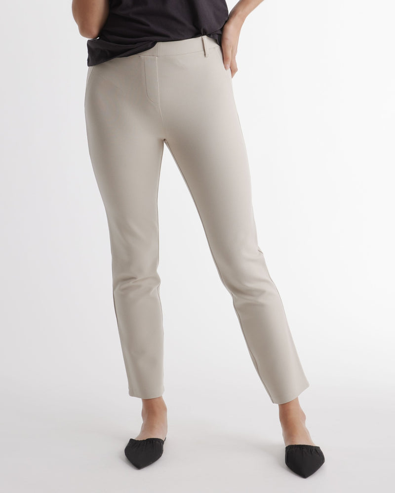 Ultra-Stretch Ponte Straight Leg Pant