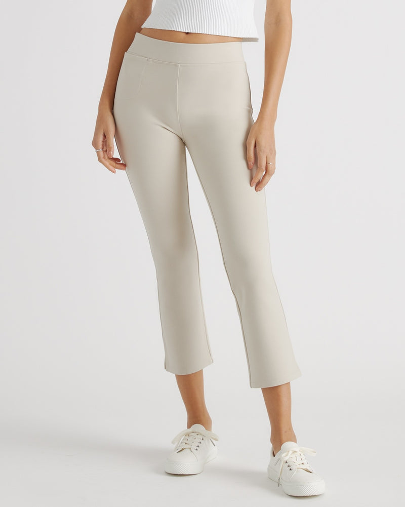 Ultra-Stretch Ponte Kick Flare Pant