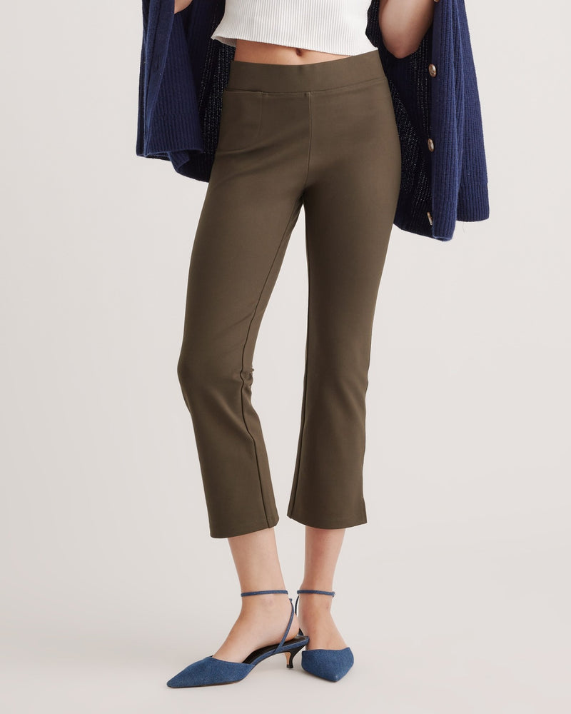 Ultra-Stretch Ponte Kick Flare Pant